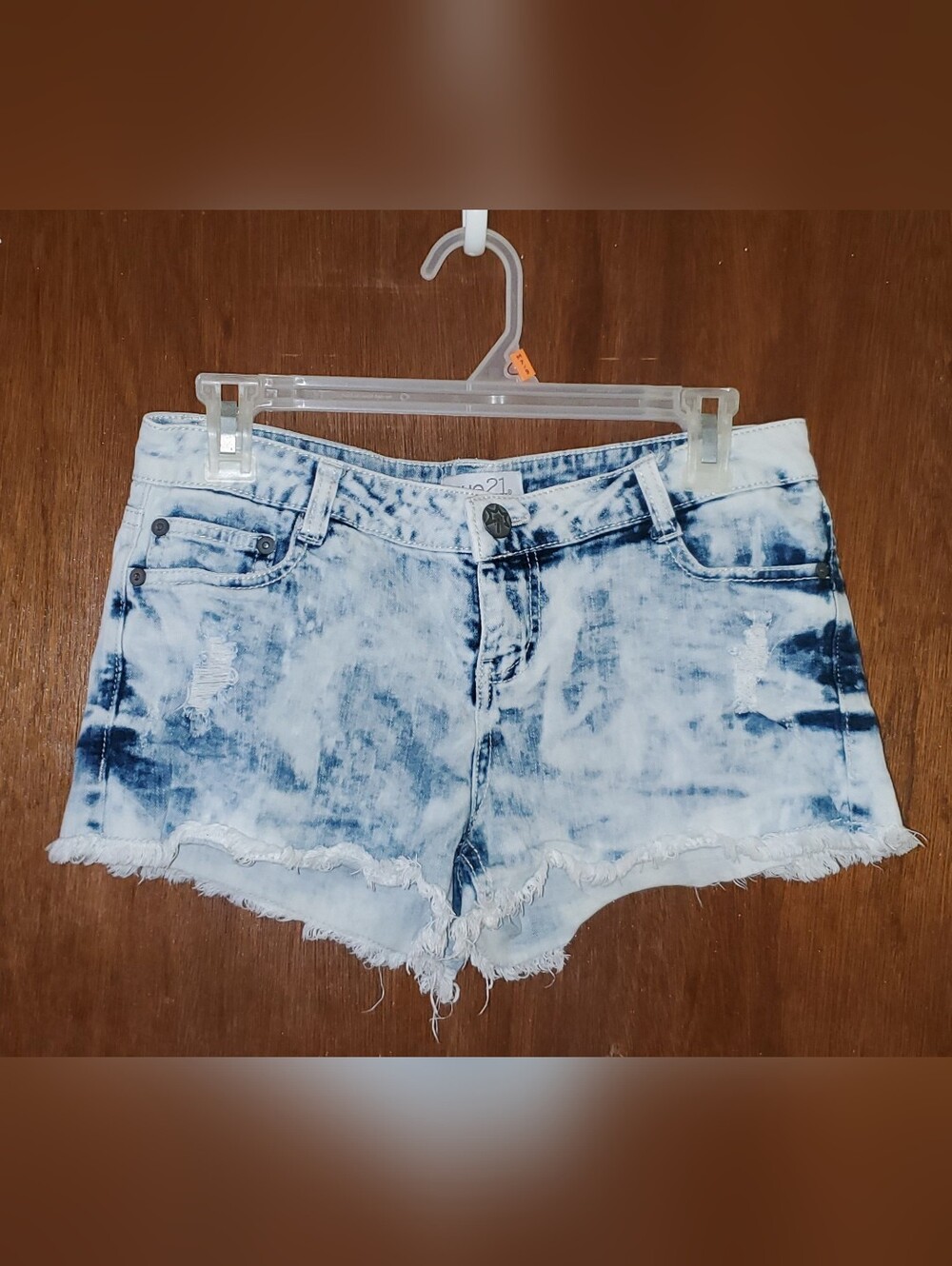 Rue 21 Acid Wash Denim Shorts Sz 5/6
